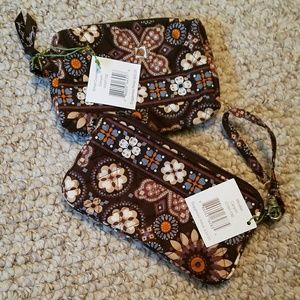 Wristlet & Small Cosmetic in Canyon